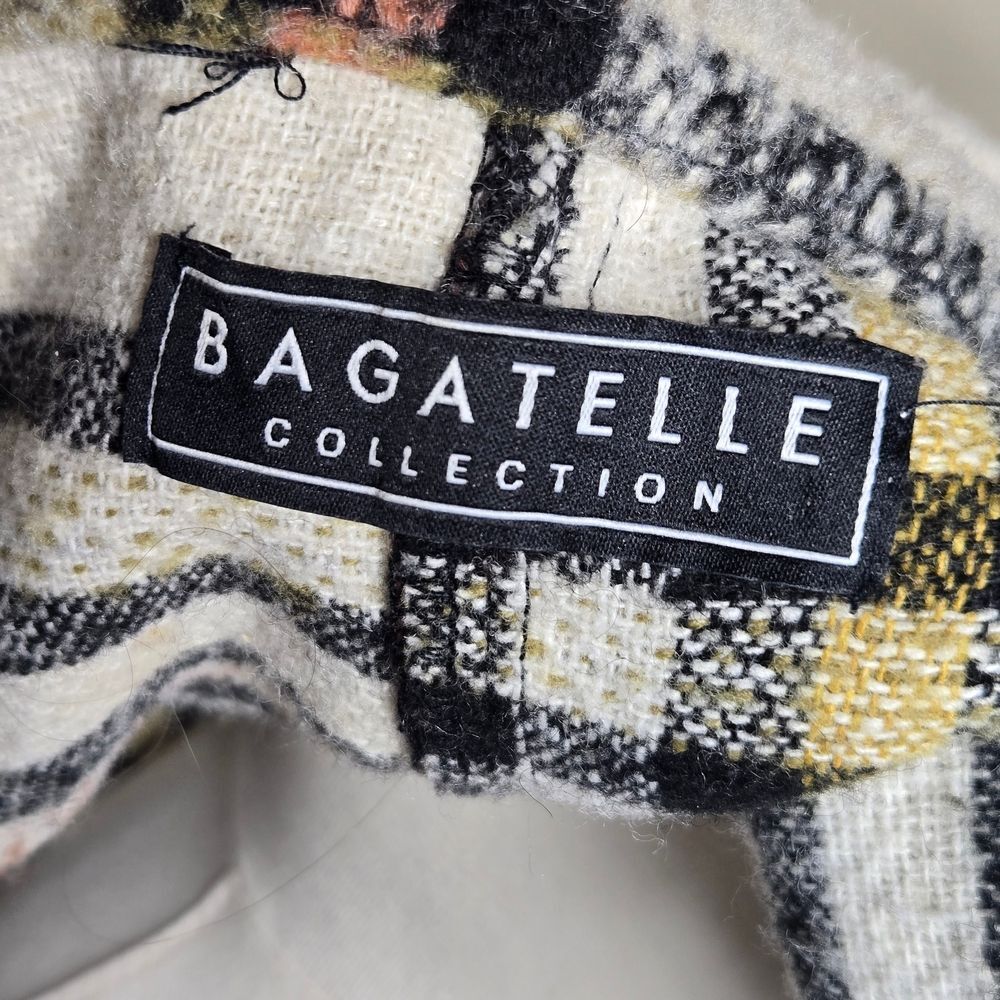 Bagatelle pastel plaid shacket Womens M Jacket Soft Comfortable Warm - Picture 6 of 14